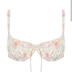 NWT For Love & Lemons rosie underwire bra Small DD